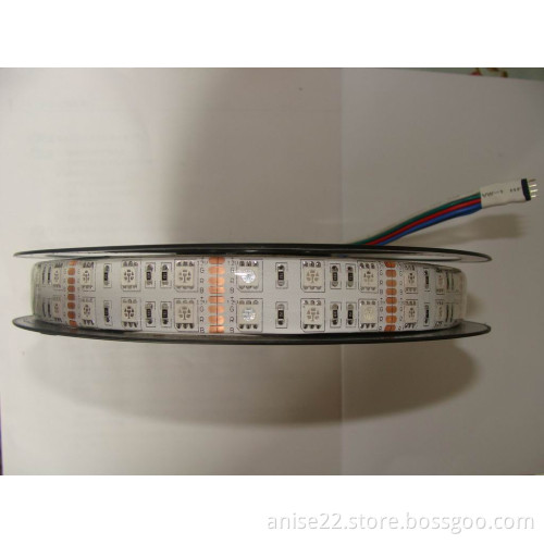 Double Row DC 24V Flexible LED Strip Lights, 5050, 120LEDs/meter, 600LEDs for 5m